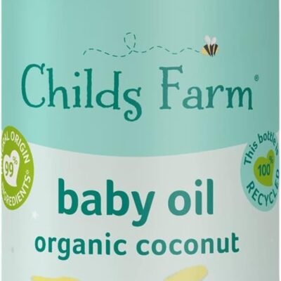 Childs Farm | Baby Oil 75ml | Organic Coconut Oil | Suitable for Dry