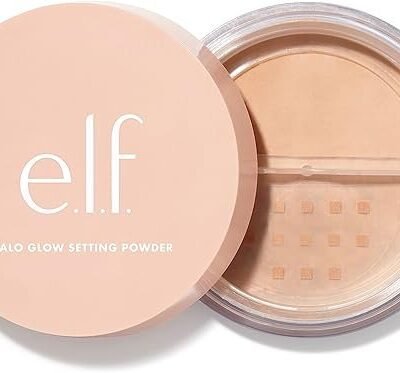 e.l.f., Halo Glow Setting Powder, Silky, Weightless, Blurring, Smooths, Minimizes Pores and Fine Lines