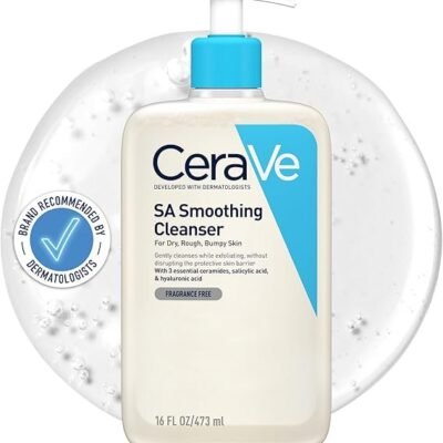 CeraVe SA Smoothing Face and Body Cleanser for Dry, Rough and Bumpy Skin 473ml