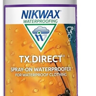 Nikwax TX. DIRECT Spray-On Waterproofer 500ml, Powerful Spray-on Waterproofer For Outdoor Clothing, Spray on Proofer