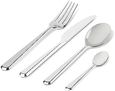 Alessi BG02S24 Amici Cutlery Set 24 Pieces, 18/10 Stainless Steel, Silver - Image 4