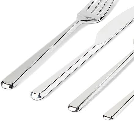 Alessi BG02S24 Amici Cutlery Set 24 Pieces, 18/10 Stainless Steel, Silver - Image 3