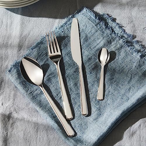 Alessi BG02S24 Amici Cutlery Set 24 Pieces, 18/10 Stainless Steel, Silver - Image 2