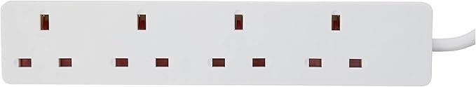 PRO ELEC PELB1906 4 Gang Extension Lead White, 10m - Image 3