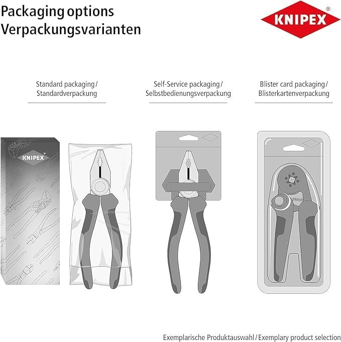 KNIPEX High Leverage Diagonal Cutter, Chrome-, 200 mm, , Chrome Steel, Piano Wire, Precision Cutting, Side Cutters, 74 06 200 - Image 3